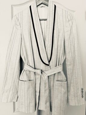 Brunello Cucinelli Belted Blazer Jacket Size 42